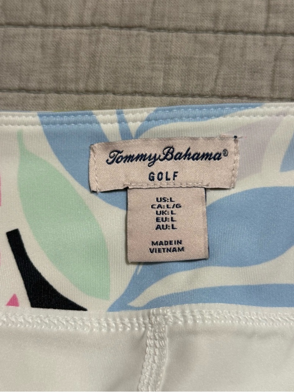 Tommy Bahama Golf Athletic Sport Skort Built in Shorts Floral Women's Size Large - Picture 2 of 14